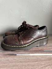 Vintage Y2K Dr. Martens 8651 Shoes Mens 7 UK 5 Brown Leather Oxford England