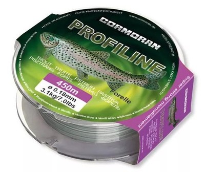 Cormoran Profiline Forelle 450m 0,18mm / 3,1kg Monofilschnur Forellenschnur