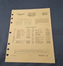 Sears 23 Channel C. B. Radio Transceiver 117 VAC Technical Manual, Model 6563