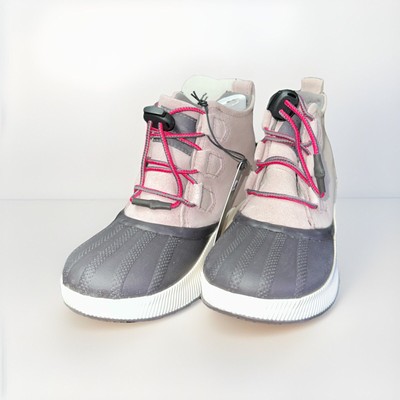 Sorel Youth Kids Out N About Classic WP Waterproof Boots Vapor, Pulse Size 2