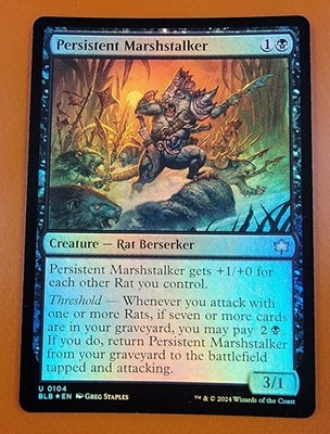 1x Persistent Marshstalker | FOIL | Bloomburrow | MTG Magic Cards