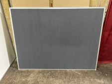 Image of Brand New 120cm x 90cm Grey Felt Noticeboard FREE MANCHESTER DELIVERY**