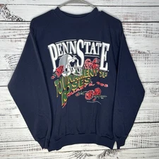 Vintage Penn State University Rose Bowl Graphic Pullover Sweatshirt Men’s Small