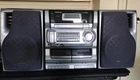 VTG AIWA CD Dual Cassette Radio Stereo System BoomBox Speakers  CA-DW635