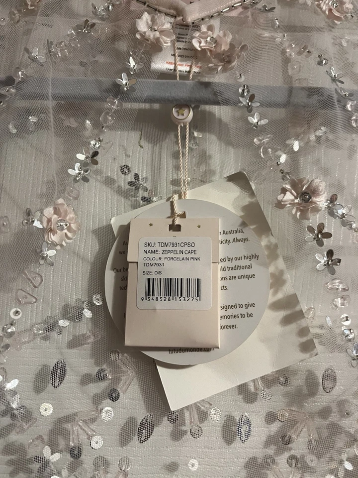 Capa Tutu Du Monde Niñas Porcelana Rosa, Capa Zeppelin 0/S Foto 3 de 3