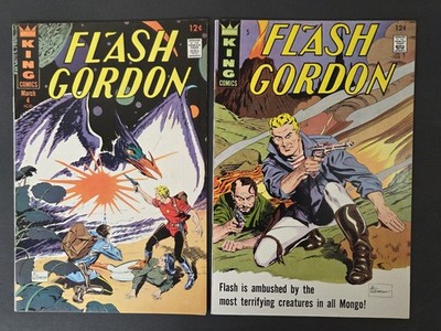 Flash Gordon issues #4 and #5 (King Comics 1967)  Al Williamson & Archie Goodwin