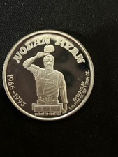 Nolan Ryan 1oz Fine Silver .999 - Most Nohitters and Strikeouts in MLB History