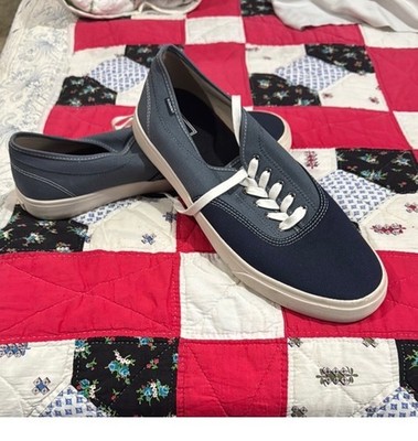 Element Men's Blue Canvas Lace-Up Sneakers Round Toe Logo US 13 EU 47 UK 12