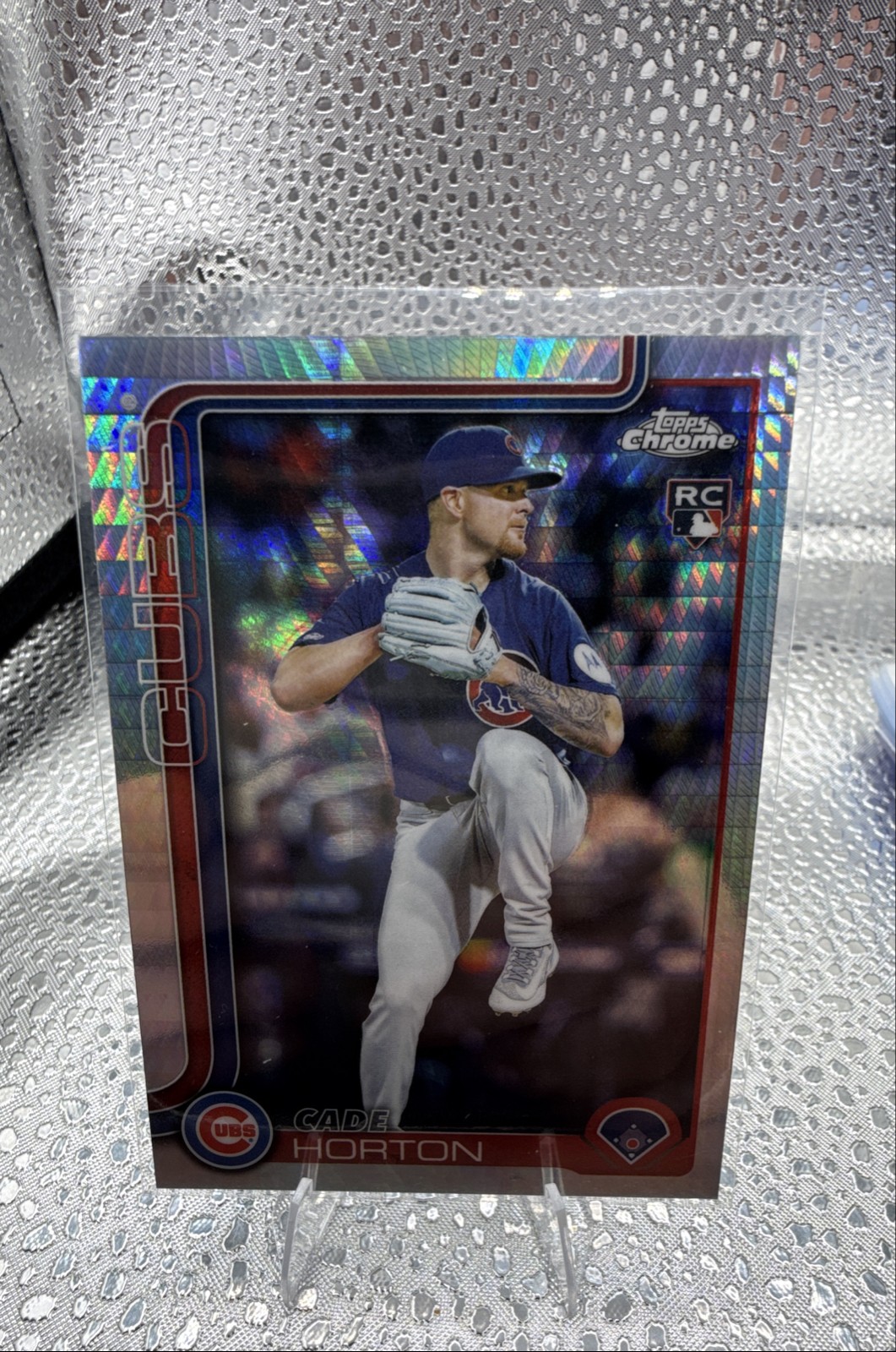 2025 Topps Chrome Update Series - Cade Horton #USC63 Prism Refractor (RC)