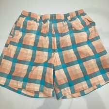 Columbia Men's Swim Wear Omni-Shade Swim Shorts Trunks Sz XL Plaid