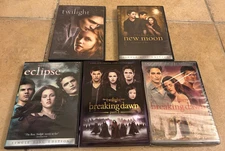 Lot of 5 DVDs ~Twilight Saga Complete Movie Collection-Breaking Dawn Part 1-NIP!