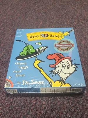 Living Books Green eggs and Ham by Dr. Seuss PC IBM Macintosh System 7.0 7.5