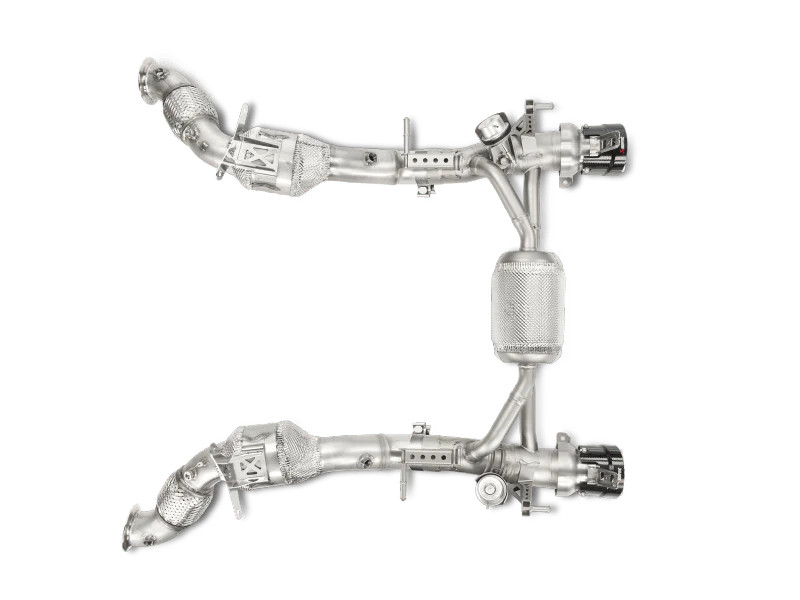 Akrapovic MTP-FE488H Slip-On Line Ti Exhaust w/ Carbon Tips For Ferrari 488