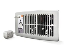 Suncourt Flush Fit Floor/Wall Register Booster Fan — Ultra-Quiet, 5-Speed...