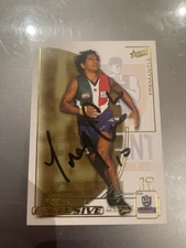 2002 Select AFL Signed Troy Cook Card Fremantle Dockers
