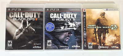 3x Call of Duty Lot- Black Ops II, Modern Warfare 2, Ghosts  (PlayStation 3 PS3)