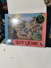 Springbok Cobblestone Village 500 Pc Puzzle Horse Carriage Nicky Boehme Sealed
