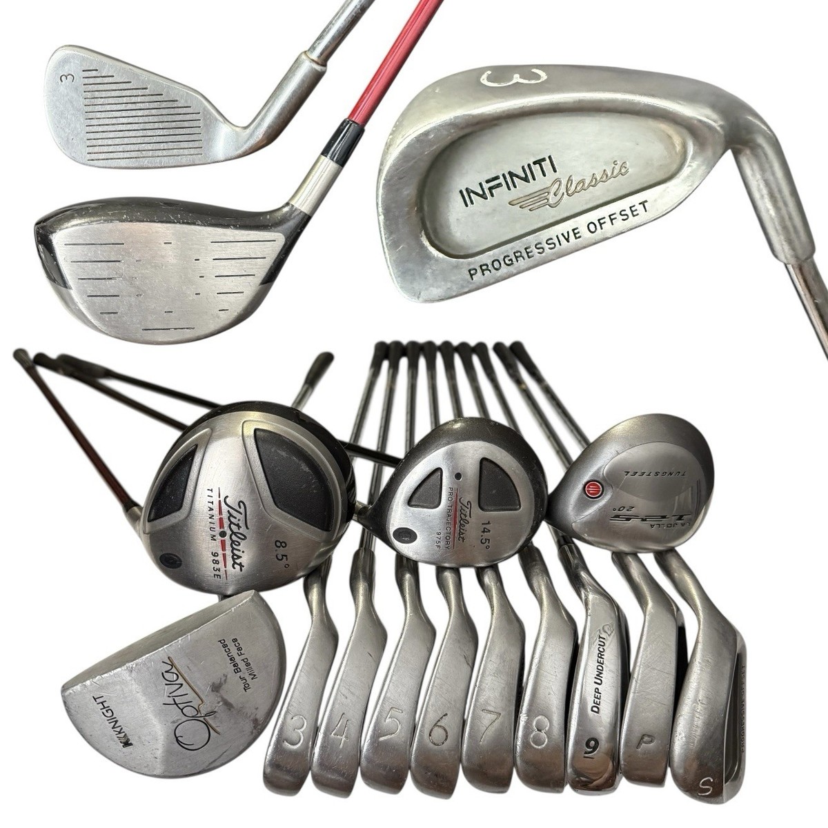 Titleist La Jolla Infinity Men's RH Full Golf Club Set Stiff Flex