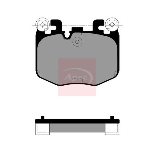 For BMW 5 Series Touring G61 G99 2024 on BLACK BRAKE PAD (FRONT) (R90) PAD2667