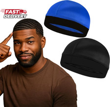 Premium Wave Caps for Men, Good Compression Cap over Durag for 360, 540, 720 Wav