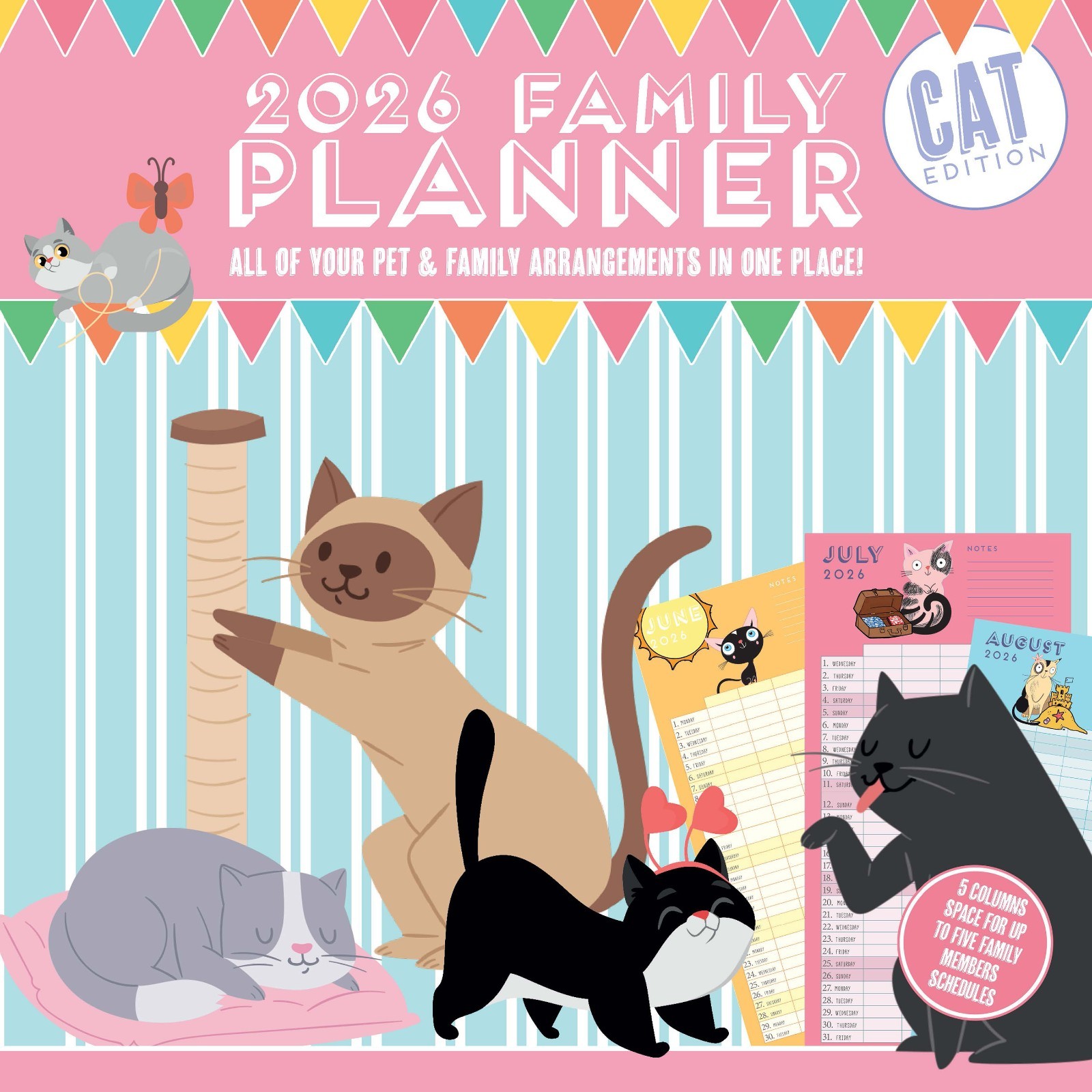 Monthly Cat Planner 2026