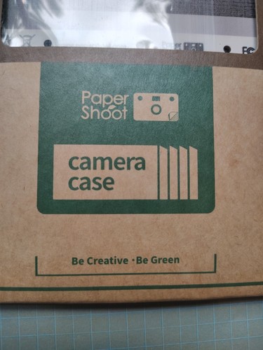 Paper Shoot Camera Case ONLY Classic Black Cardboard Eco-Friendly Protective NEW - Picture 4 of 4