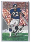 Goal Line Art Card - Paul Krause - Gold Seal Autograph #/100