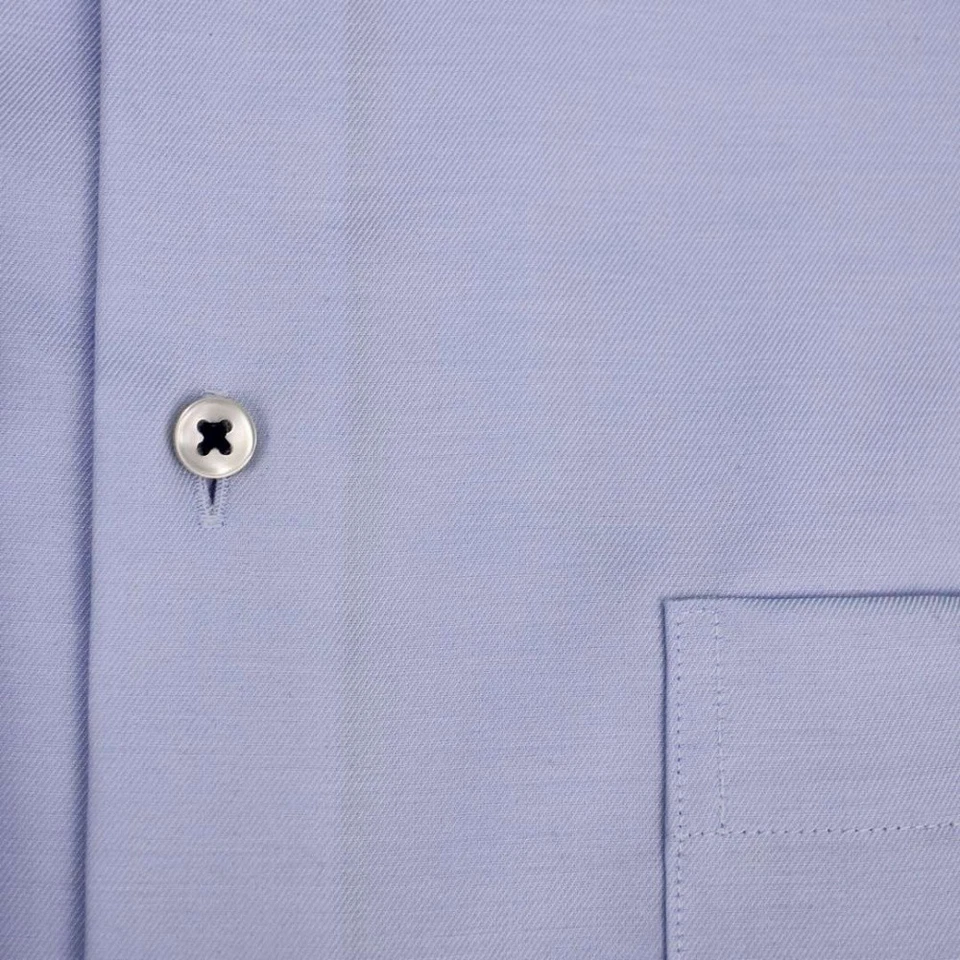 Camisa De Negocios Para Hombre Eterna Modern Fit Azul 1246 X15K 11 - Imagen 4 de 4