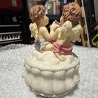 Vintage Wind Up Cherub Angel Trinket Music Box Figurine 1999 — photo 7