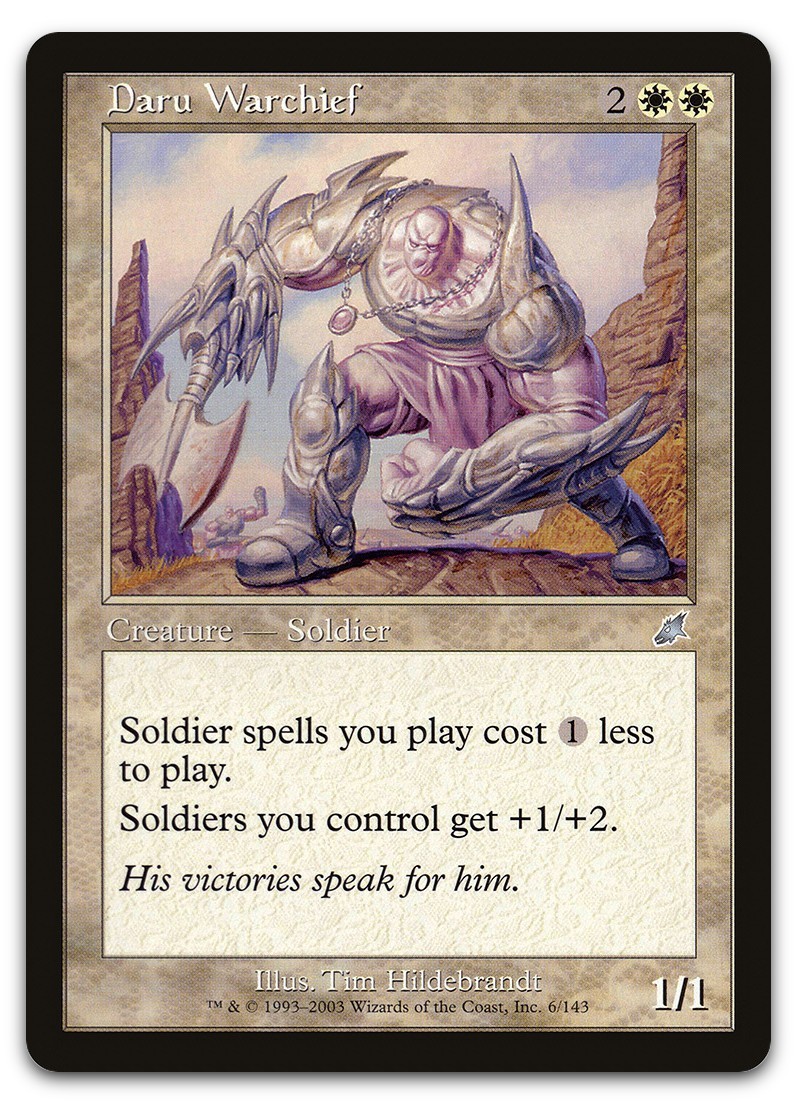 Daru Warchief #6 (NM) Scourge SCG Magic MTG