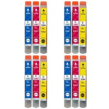 12 C/M/Y Ink Cartridges XL for Epson Expression Premium XP-530, XP-635, XP-7100