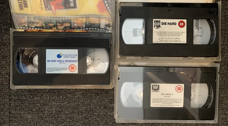 Bruce Willis Die Hard Trilogy Vhs Video Tapes Bundle. - Image 3 of 3