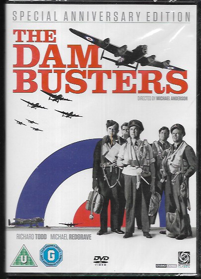 THE DAMBUSTERS ANNIVERSARY DVD RICHARD TODD MICHAEL REDGRAVE NEW/SEALED R2