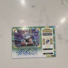 Panini 2022 Contenders Wild Card Round Matt Corral Rookie Auto #130 Panthers. rookie card picture