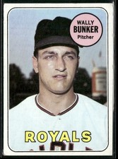 1969 Topps Wally Bunker Kansas City Royals #137