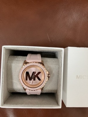 Michael Kors Everest Pink Rose Gold Tone Watch, Miyota 2039 Movement, New In Box