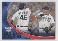 2012 Topps Opening Day Superstar Celebrations Miguel Cabrera Jose Valverde h3a