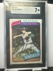 NOLAN RYAN-CALIFORNIA ANGELS-1980 TOPPS SGC-7 NR-MT HOT GRADED BASEBALL CARD#580