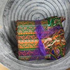 Turkish Flat Embroidery Fabric Table Runner D cor Shawl 42" X 90"