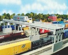 VINTAGE EARLY ERA 1930s HIGHWAY CONCRETE OVERPASS 150ft LONG- HO Scale KIT - NEW — photo 1