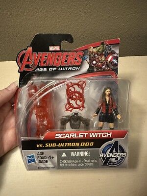 Marvel Avengers Age of Ultron Scarlet Witch vs Sub-Ultron 008 2.5-inch Figure