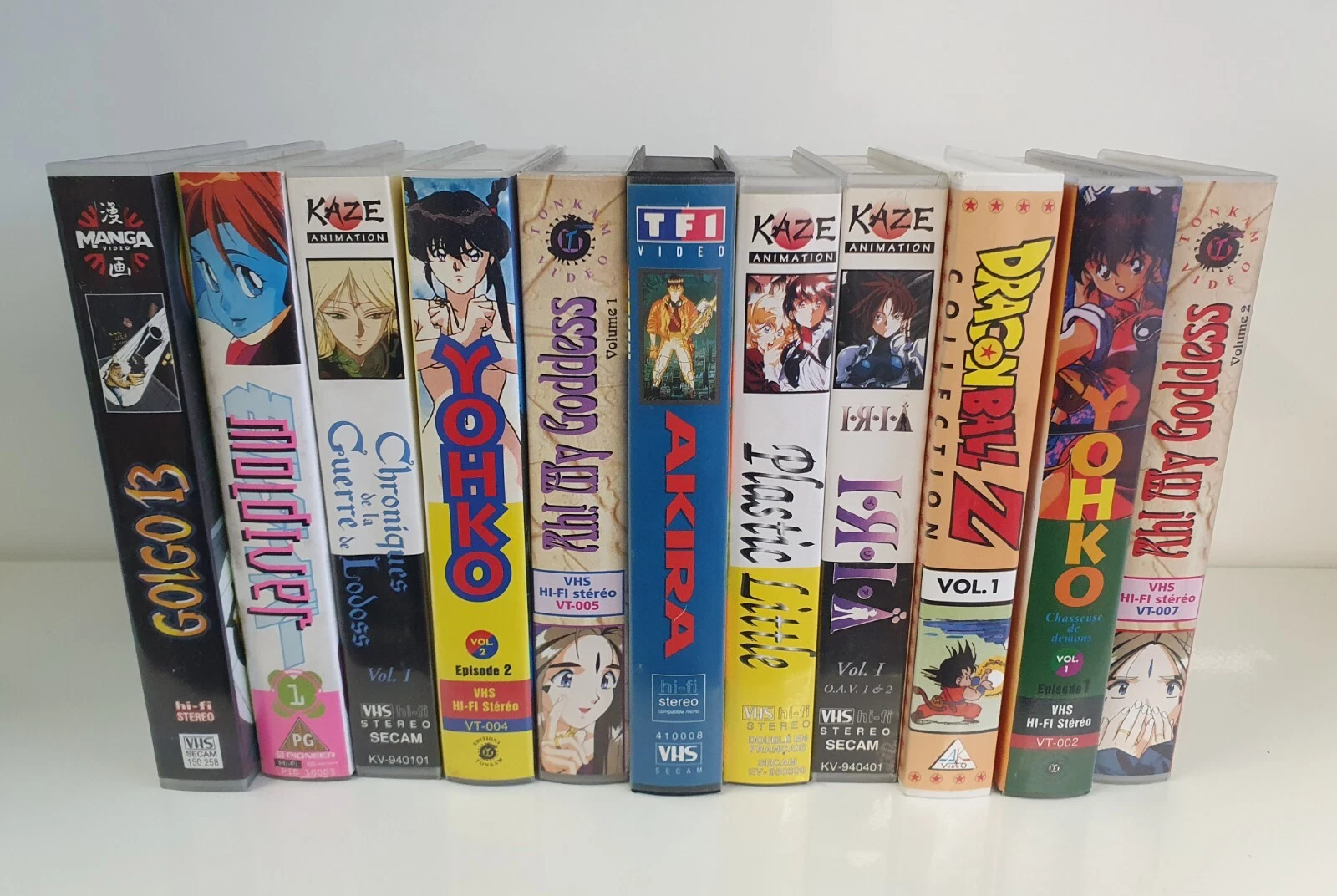 Lot de 11 VHS Cassettes vidéo Manga Animé Japonnais DragonBall Z 1990 - Photo 1/1