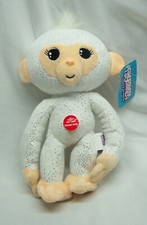 Fingerlings WHITE SPARKLE MONKEY W/ SOUND 9" Plush STUFFED ANIMAL Toy NEW
