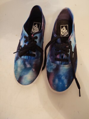Vans Off The Wall Low Profile Cosmic Galaxy Stars Sneakers Mens Womens 