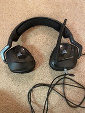 Corsair Void RGB Elite Carbon Over Head Gaming Headset LIGHTLY USED