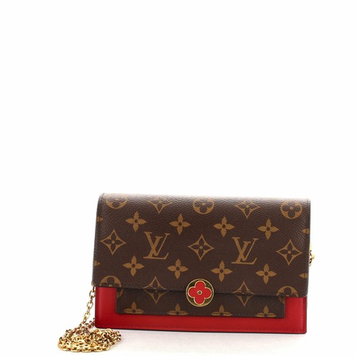 Louis Vuitton Flore Chain Wallet Monogram Canvas | eBay