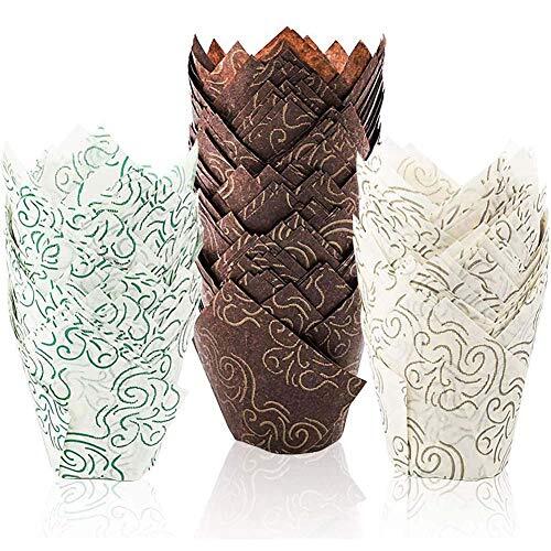 150pcs/pack Cake Mold Muffin Cupcake Paper Cups Tulip Cup Cakes Paper ...