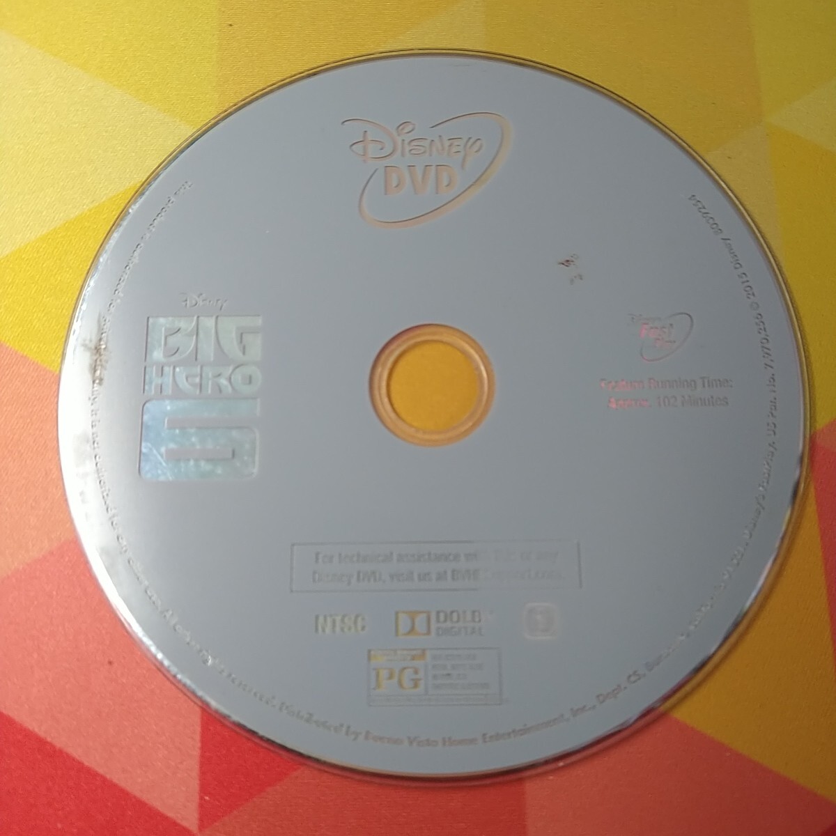 Big Hero 6 (DVD, 2014) DISC ONLY - Works Great! | eBay