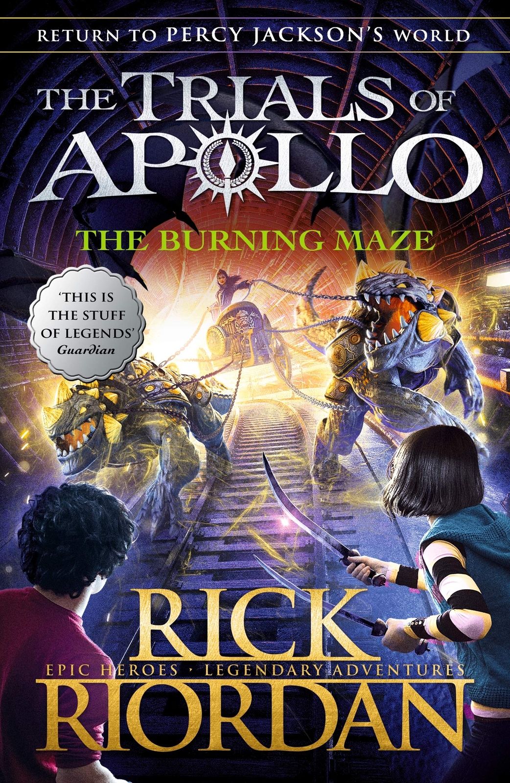 The Burning Maze (The Trials of Apollo Book 3) [Paperback] Puffin