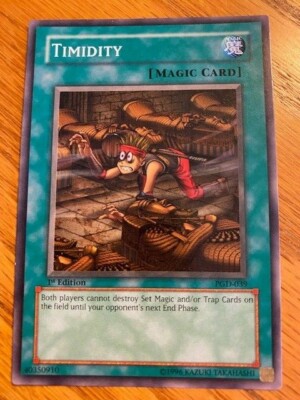 Yu-Gi-Oh! Card TIMIDITY PGD-039 - 1st Edition - Never Played